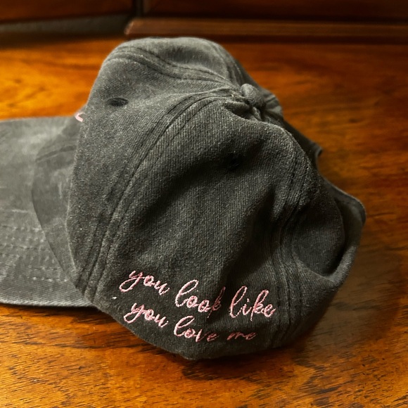 Charcoal Yeehaw Embroidered Hat - Picture 3 of 4